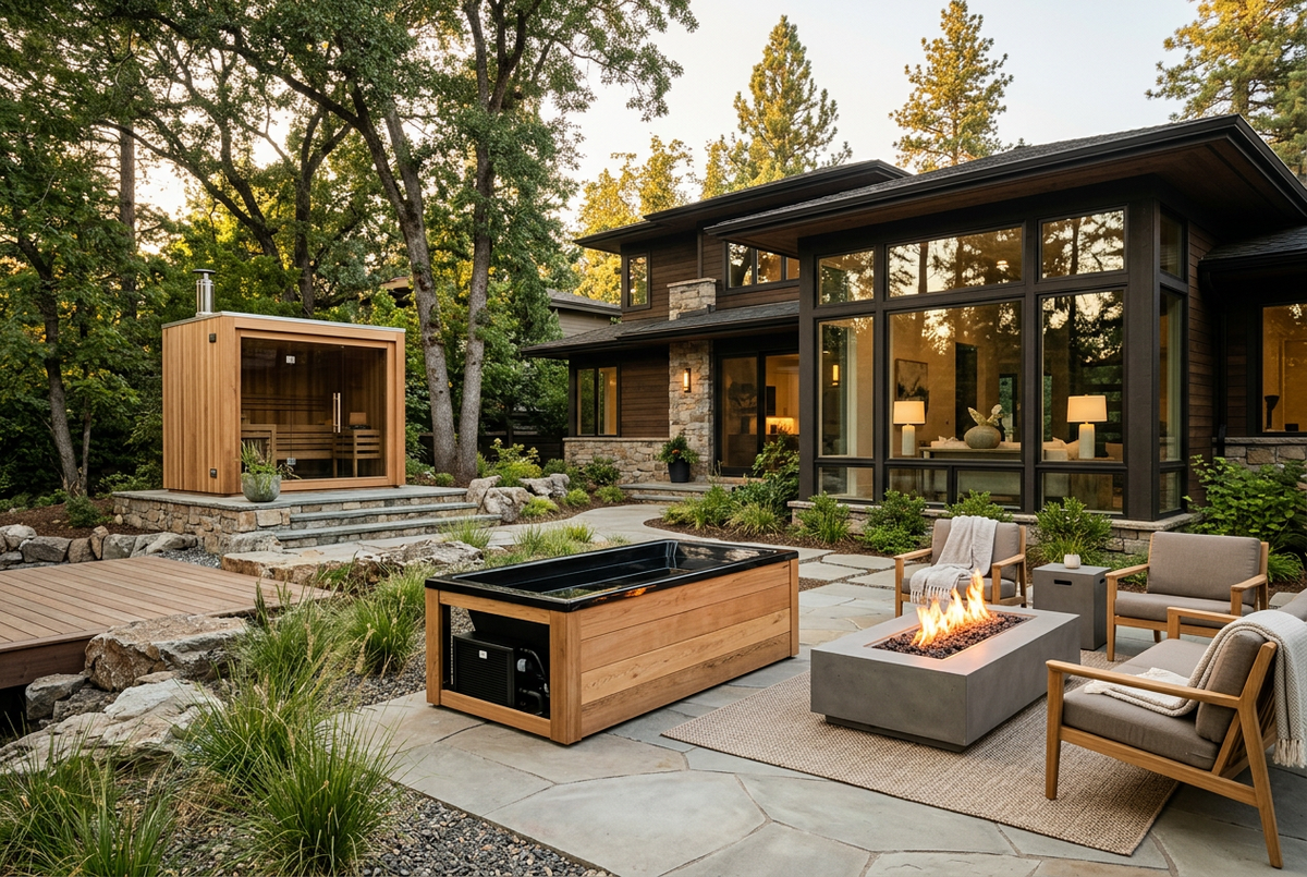 Backyard wellness retreat