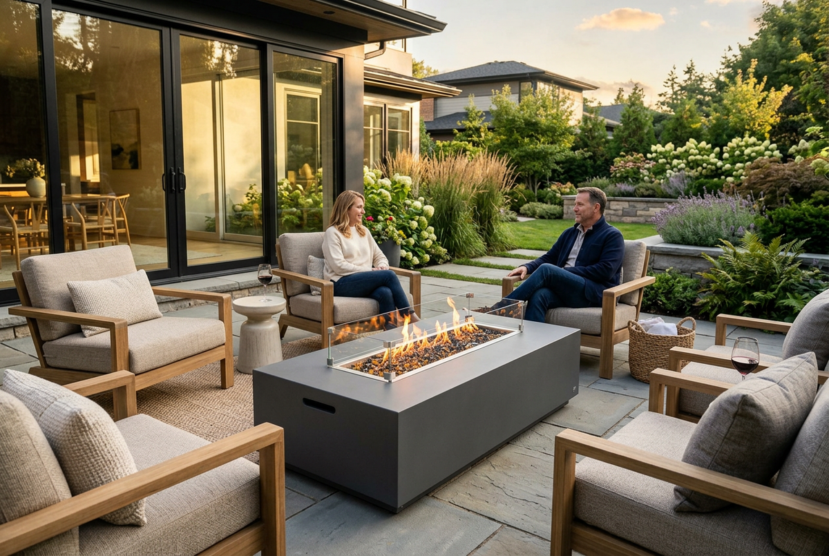 Fire pit patio