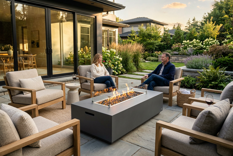 Fire pit patio