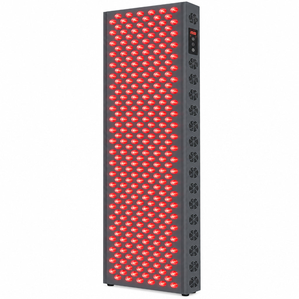 Red Light Therapy Panel Device – 660Nm Red & 850Nm near Infrared Light Therapy, LED Light Therapy Lamp, 300 Dual Chip Leds, Timer, Hanging Kit Included – PRO1500